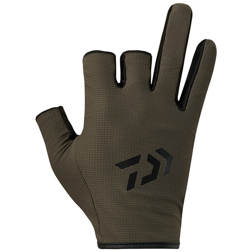 DAIWA 25 spring and summer DG-6425/6525 sweat-absorbent and quick-drying fishing gloves fingerless gloves DG-6525 exposed 5 fingers blue XL