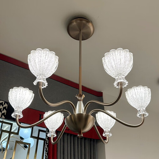 OPP-Beleuchtung (Opple) OPP-Beleuchtung Opple2025 Neue Vergangenheit Lighting 9227 High-End Physical Modern Wohnzimmer Dachleuchter 1W Restaurant 6 Köpfe dreifarbige unbegrenzte Fernbedienung