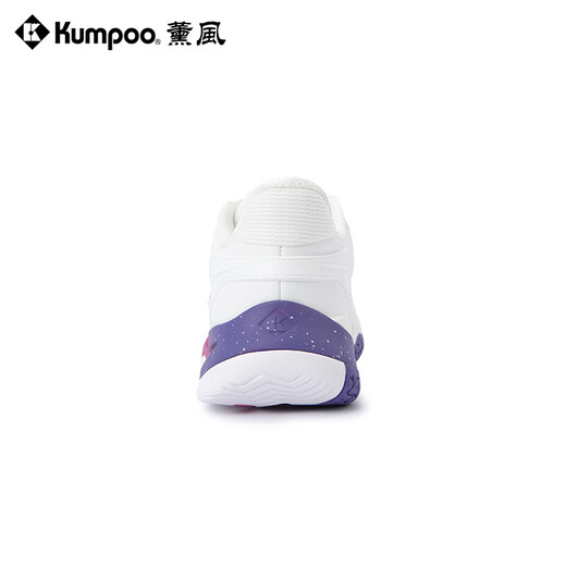 KUMPOO badminton shoes imitation cartilage technology cushioning anti-slip breathable competition sports shoes KH-G825 white/purple blue 38