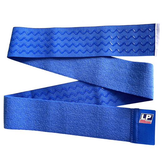 LP 691 bandage knee pad free wrap wavy pattern silicone anti-slip badminton running mountaineering basketball knee pad 694 anti-slip ankle guard-7.6cm-101.6cm One size 7.6cm*139.7cm