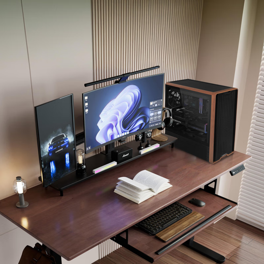 LIANLI L217 mid-tower desktop gaming case, black, comes standard with 5 fans/supports EATX motherboard/supports back-plugging/dual switches