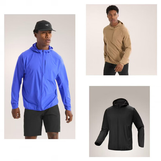 Arc'teryx (ARC TERYX) ARCTERYXIMA men's lightweight quick-drying wind shell skin clothing sun protection clothing 6592/6628 plus cash 40 times sun protection men's hooded full zipper b L