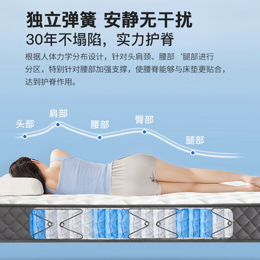 Haima Jianai Matratze Natural Latex Simmons Independent Frühling umweltfreundlich 3E Kokosnusspalmen Haushaltsmatratze doppelseitig eingeschlüpftes Sternmarke B Komfortmodell (22 cm dick) moderat + Verschlüsselungsfeder 1350*2000
