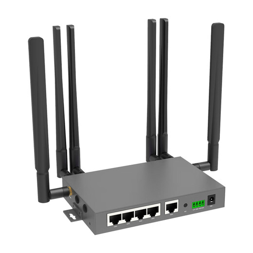 ZLWL Intelligent Internet of Things Full Netcom Industrial 4G\/5G Wireless Router Card Gigabit Ethernet Port 2.4G\/5.8G Dual-band WiFi Outdoor Live Broadcast Security Monitoring Apn Private Network Full Netcom/485/Wired/WiFi-Qualcomm