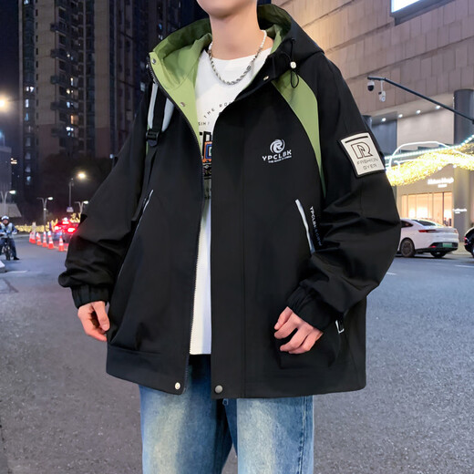 Chang Luzhu printemps et veste d'automne pour adolescents hommes coréens coréens masculins masculins et étudiant pour les Evergrande printemps et automne 683 Café blanc [style] 3xl recommandé [155-168jin [Jin est égal à 0,5 kg]]]