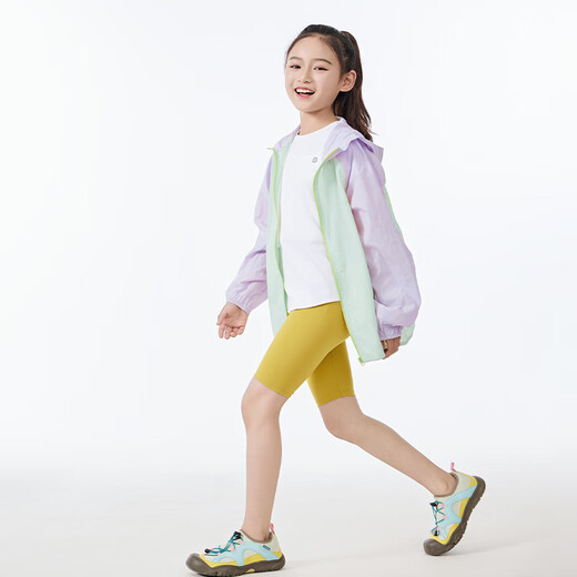 EBAER children's sun protection clothing for boys and girls 2025 summer new light casual jacket lilac 150