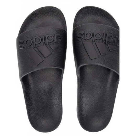 Adidas sandals herren und Frauenschuhe Sommer Neue Outdoor Sports Beach Schuhe Casual Light Flip Flops If7371/All Black/Flip Flops 44
