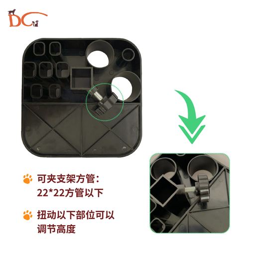 Pet grooming table boom bracket adjustable telescopic stainless steel grooming table fixed frame holding frame boom clamp 90 curved arm set