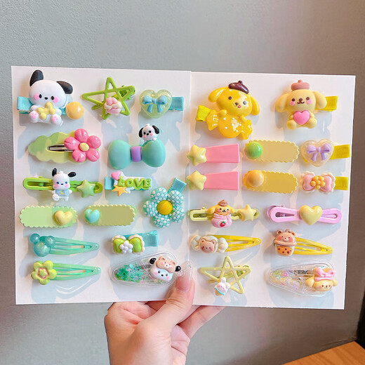 Melody Hairpin Children's Bangs Forehead Hair Accessory Does Not Hurt Hair Cute Baby Back Hairpin Girls' Hairpin Q594 Kitty Cat