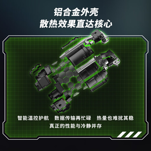 联想（Lenovo）拯救者战术硬盘盒 手雷造型  M.2 NVMe固态移动硬盘盒 文创/礼品 蛟龙行动联名款