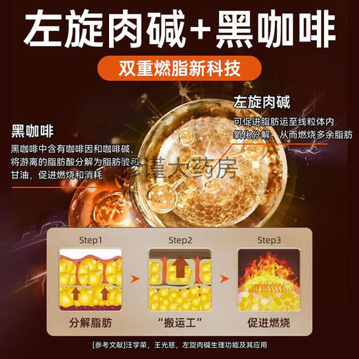 Besunyen L-Carnitine Black Coffee Powder with Belly Fat Burning Black Coffee 1 Box Trial Pack