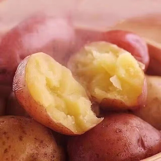 Hebei red-skinned large potatoes, fresh yellow-heart potatoes, freshly dug potatoes, ground eggs, potato noodles, hot pot wholesale, red-skinned large potatoes, 5Jin Jin is equal to 0.5kg, net weight, single fruit 150g+