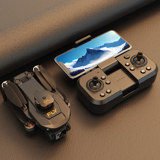 DJI Elf UAV 8K Long-range Obstacle Avoiding Remote Control Aircraft High Definition Aerial Photography Brushless Training Aircraft Entry Level Z102 Black [Brushless Motor + Optical Flow + Obstacle Avoid + Electric Control] Three Electric Boards