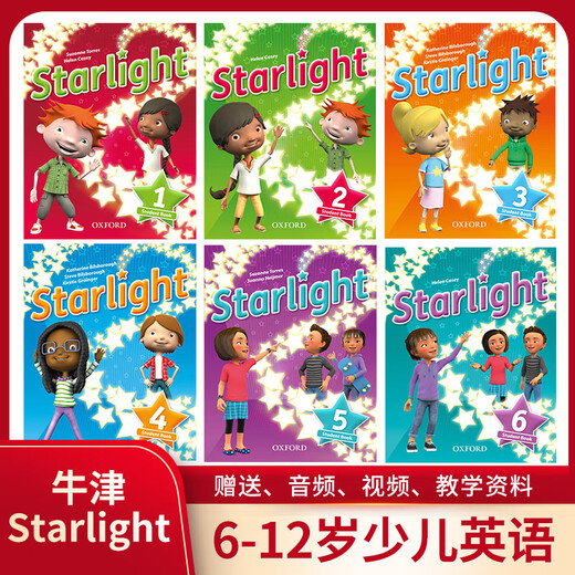 
Original imported Oxford Children's English Textbook Starlight 123456 Level Original imported 7-12 years old American pronunciation Student books + exercise book Cambridge grade examination textbook Training class textbook Self-study textbook Level 1 Student books + exercise book Level 1 Book + book (course)