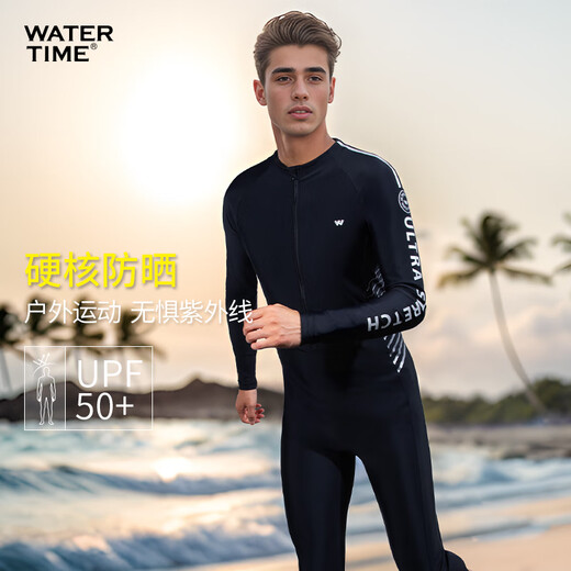 WATERTIME wetsuit men's swimsuit sun protection quick-drying surfing suit one-piece jellyfish suit snorkeling suit one-piece diving M