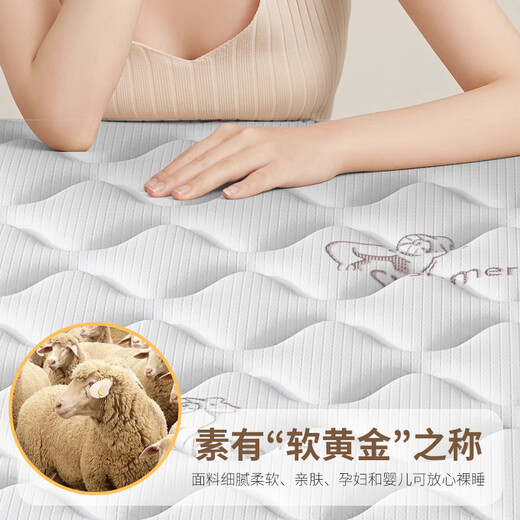 
Zanmeiya mattress spring mattress 1.8x2m latex coconut palm mattress thickened single double rental economy [recommended model] 20 classic + knitted (moderate) 1350mm*2000mm