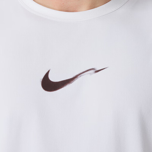 耐克（NIKE）男士短袖白色速干冰丝跑步运动T恤新款训练服透气薄上衣 HV4882-100 透气速干 XL 150-180斤