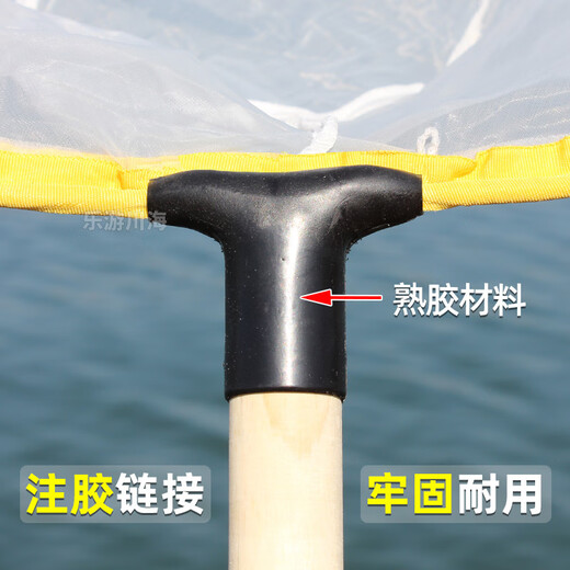 Junkiss Wooden Handle Fishing Net Fishing Net Copying Net Net Pocket Ultra-Dense Fishing Net Pocket Seafood Pond Fish Fishing Net 100 Mesh Fish Tank Fishing Fishing Net Small Wooden Handle Injection Molding Connected 120 Mesh Gauze Copying Net Others