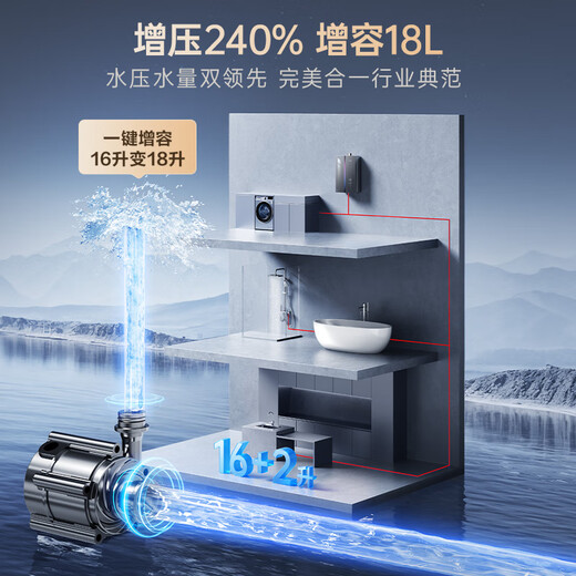 VATTI upgraded to 240% supercharging + three-cycle constant temperature + first-level silence, 15% national subsidy, no cold feeling G5max 18-liter gas water heater natural gas i12581E-16