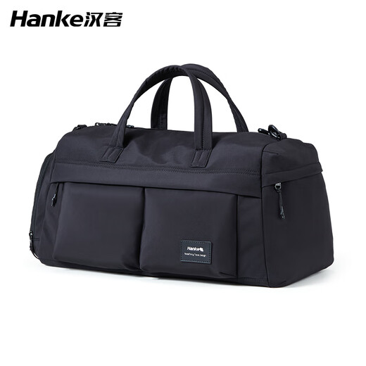Hanke travel bag men's sports gym bag large capacity 31 liter graphite black handbag boarding storage bag outdoor luggage bag