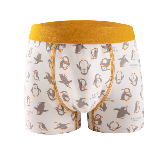 迪士尼（Disney）男童内裤全真棉宝宝四角短裤儿童a类棉男孩小童平角底裤不夹屁屁 椰树摩托(4条装)1047 M码建议[20斤-35斤] 均码