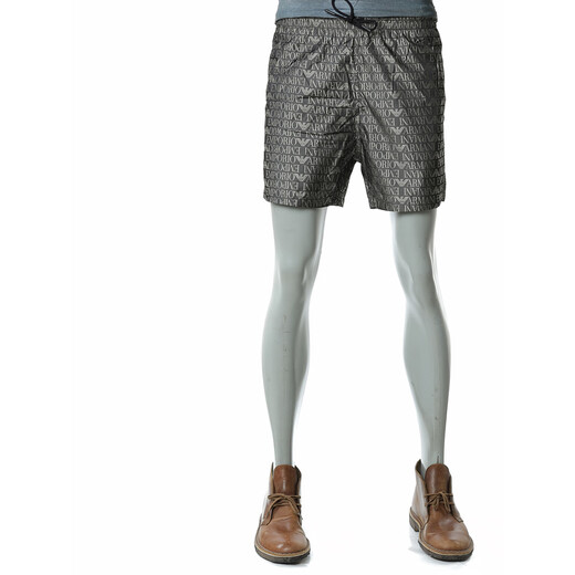 Armani / Armani Ea Men's Old Flower Eagle Mark Mark Beach Pantals décontracté shorts EM000583 AF12352 Blue foncé FB208 L
