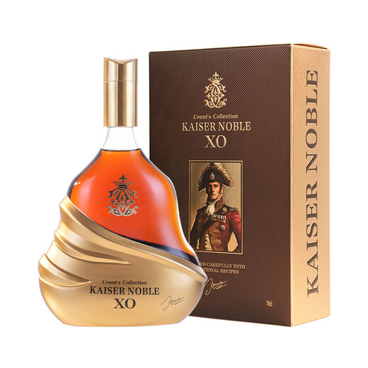 凯萨贵族KAISERNOBLE法国xo白兰地进口洋酒烈酒40度送礼 轩玛仕 700mL 1瓶 【新品上市】
