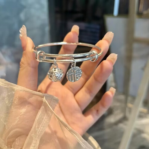 Mobius Ring sur le bracelet Bel Bell en fuite Bell pour femmes Bracelet Bracelet Temperrament Bijoux M1479 [Double Ring Blessing Bracelet 1 Package]