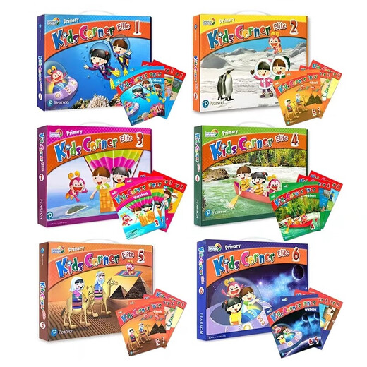 Original Pearson Langwen English Textbook Corner12345 Niveau 6-12 ans pour enfants École primaire Étudiants Livres de travail Works Works Story Grading Reading Picture Livres de formation