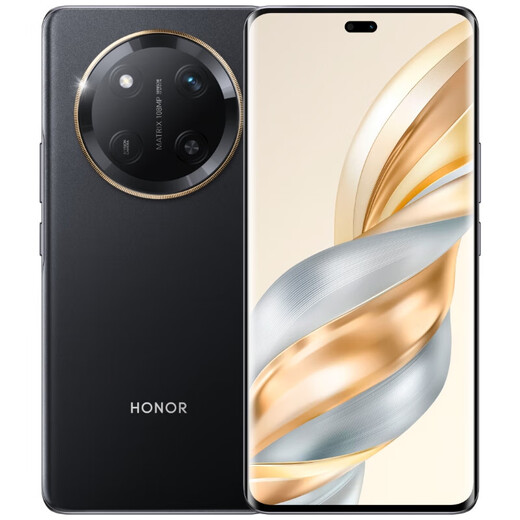 
Honor X60 Pro Ten-sided anti-fall, waterproof and wear-resistant 6600mAh Qinghai Lake battery Honor Oasis eye protection screen 8+256 Elegant black 5G AI mobile phone National subsidy