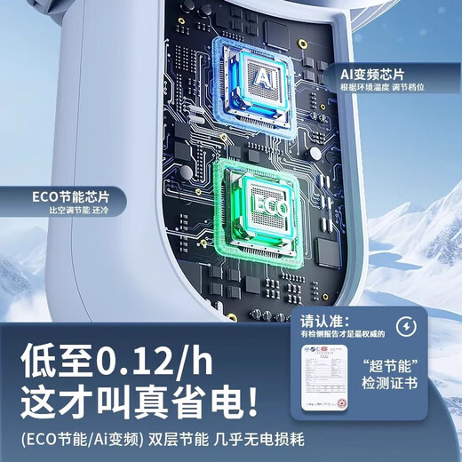 Lichuangzhi 300-square-meter whole-house cooling | Power-saving patented electric fan, silent bedroom household floor fan, air circulation fan, ultra-quiet air conditioning fan, refrigeration fan, first-level energy efficiency, mechanical version, overlord air volume丨16 seconds reduction丨whole house cooling