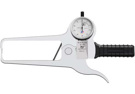 Weihai caliper outer diameter thickness gauge with gauge 0-50mm0-80mm0-100mm with gauge caliper range 0-20 depth 200mm