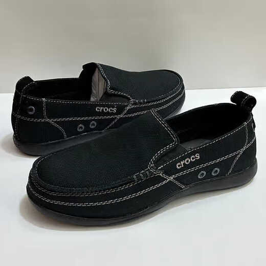 Carlochi Crocs Новый стиль Vollu Men's Canvas обувь повседневная обувь без скольжения на однофутов