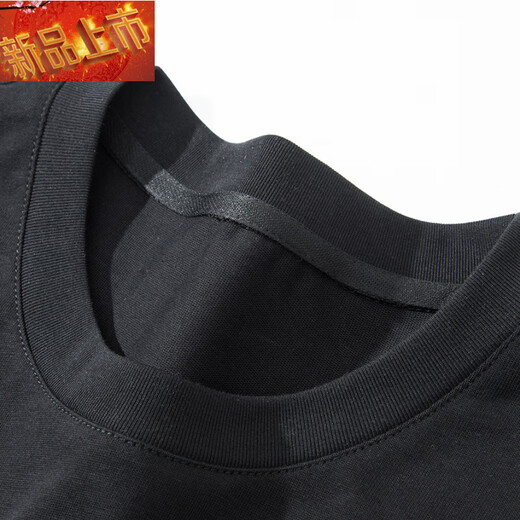 Doberman 2025 new summer plus size T-shirt for men short-sleeved sports sweatshirt for fat half-sleeved vest black 691 Mr. Song XL 120-140