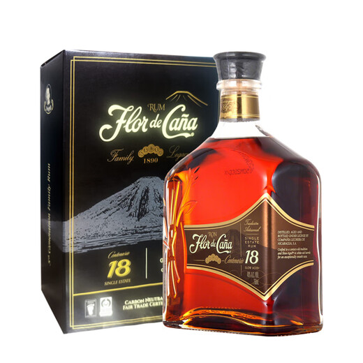
Flower of Sugar Cane FLOR DE CANA Foreign wine Centanario 18 years 40 degrees Rum 700ml