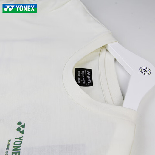 Yonex yonex badminton kleider kurzhärme T-Shirt yy schnell trockener Sportswear Top 16833cr 16833cr Sport T-Shirt Ice Beige l