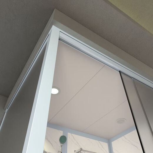 JOMOO's new integrated shower room bathroom integrated toilet mobile integrated bathroom household partition door waterproof toilet 140*110 side door with toilet and no steam