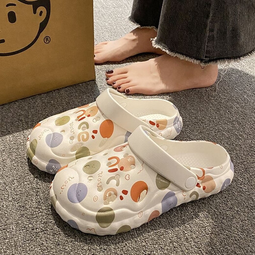 欣怡卉（XINYIHUI）【3291人收藏】新款洞洞鞋女款夏季外穿可爱高颜值高品质包头沙滩 暴力熊-高品质升级版 40-41 (偏小1-2码)