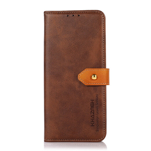 Maomanjian adapté à Samsung S25Plus Téléphone mobile Cuir en cuir Bouton Gol