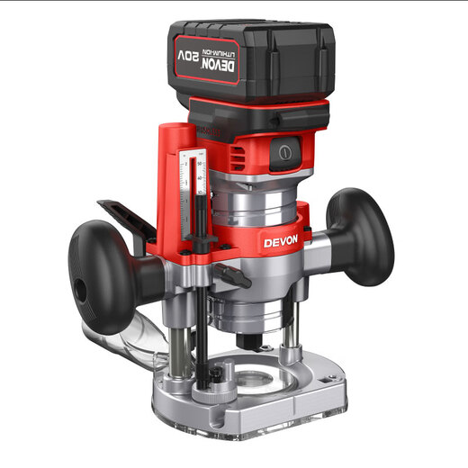 Máquina de recorte de borde de batería de litio sin escobillas 1329 Máquina de ritmo de carpintería de madera Máquina de molienda de madera Graboramiento de madera Máquina de grabado de 20 V 13298 puntos 0AH Carga de flash eléctrico doble Carga