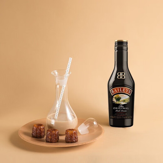 百利（Baileys）甜酒进口小瓶洋酒小酒版酒伴 甜酒50ml+草莓奶油味50ml
