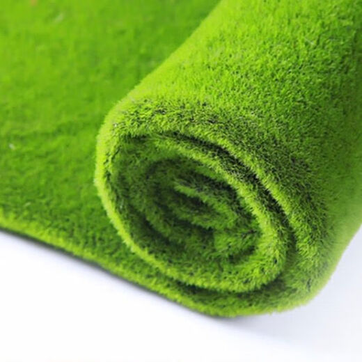 Simulated fake moss landscaping moss green lawn photography bonsai environment decoration diy artificial turf flocking black bottom 50 cm * 50 cm