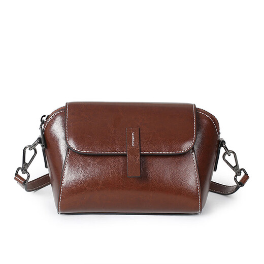 Cool Känguru kleiner Bag Crossbody Bag Frauen vielseitige Modeschalen -Tasche 2025 Neue echte Leder Frauenbeutel Coin Wallet Nischen Umhängetasche Karamellfarbe