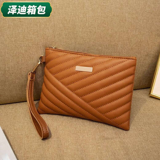 Yunluo Chinese Valentine's Day Embroidered Temperament Large Capacity Niche Clutch Bag Fashion Versatile Trendy High-Looking Women's Wrist Bag White Rich 092 Style