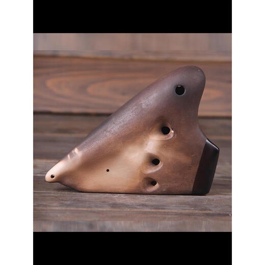 
Fengyao three-tube midtone C-tube playing level earth-color smoked and burning promotional ocarina three-tube AC ​​+ 30-minute one-on-one experience class
