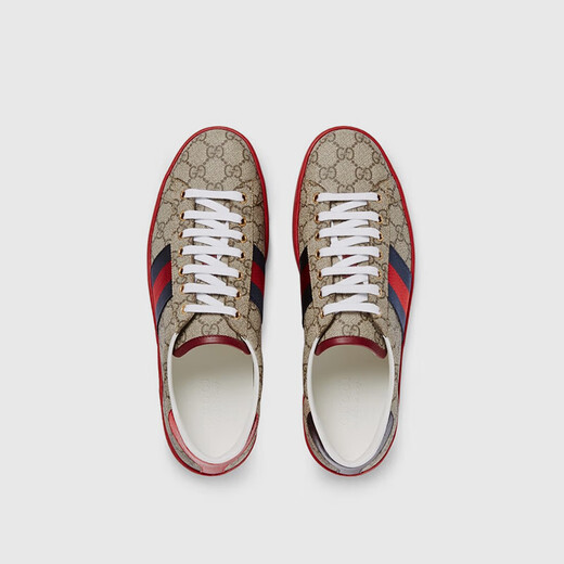 Gucci (Gucci) Ace Supreme Retro Casual Fashionable Zapatos de San Valentín chino Ebony 429445 96G50 9767 39.5