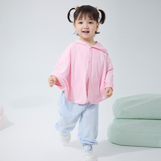 Greatfamily children's sun protection clothing for girls 2025 summer new style children's cool hooded jacket cloak top Class A Leyou Yellow 80 9-18 months