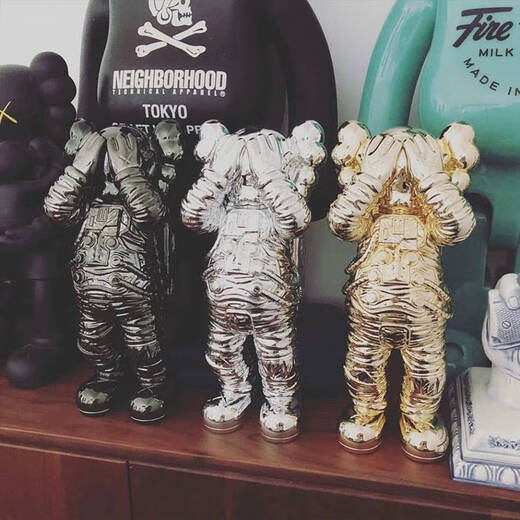 溥畔太空人摆件感电镀宇航员潮玩轻奢客厅装饰品模型礼物 太空人摆件-电镀银 12122