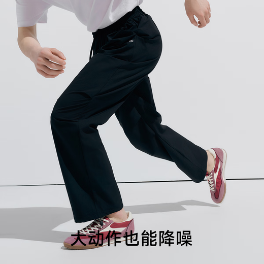 VVC成毅同款防晒裤女阔腿裤女新款夏季高腰宽松直筒户外休闲裤 曜石黑 M 【160-165cm 50-60kg】