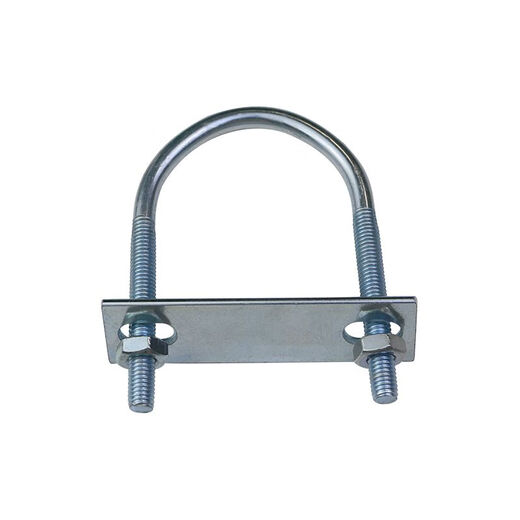 M1416 full set of galvanized extended U-shaped screws U-shaped snapshots U-shaped bolts U-shaped tube clamping telephone pole clamp 16*50*98 with pad